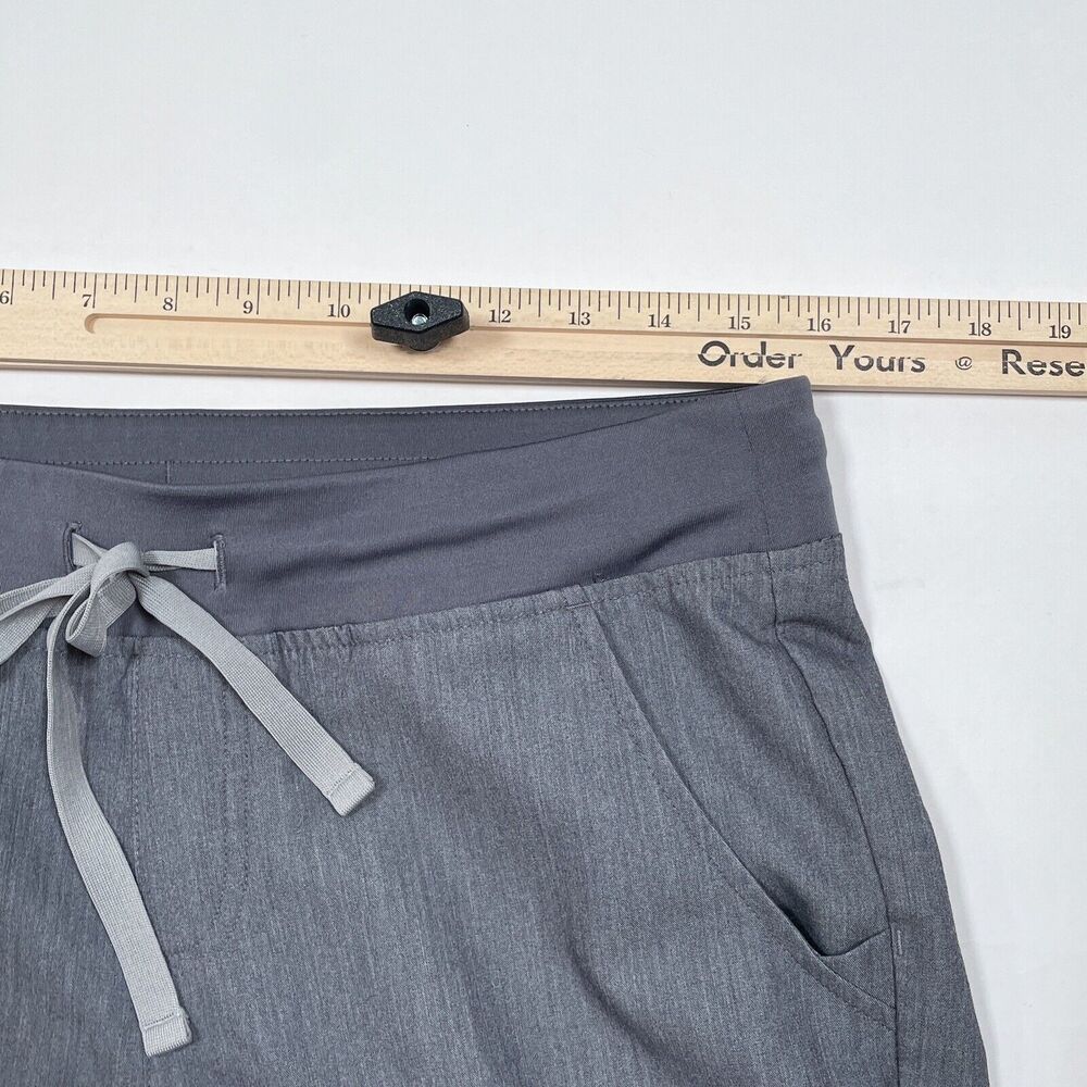 🚩SOLD 🚩 FIGS Zamora Jogger Scrub Pants Medium Gray High Waist - Picture 9 of 10